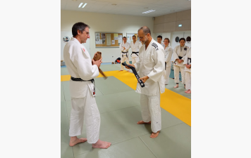 Félicitation à Régis pour l'obtention de sa ceinture Noire