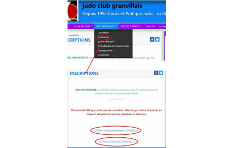 Accès informations adhésions