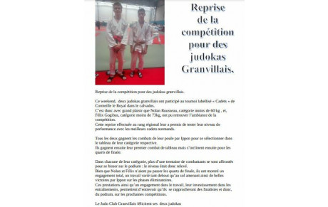 Reprise Compétition