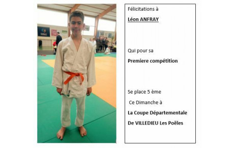 Léon Anfray  - 1ère compétition