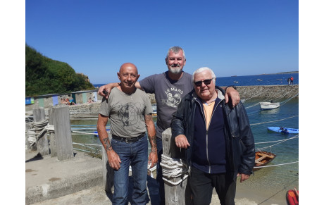 Escapade de Quelques anciens du Judo Club  Granvillais en Vadrouille Motos à Port Racine en ce beau dimanche A/M du 07/08