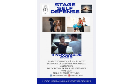 🔥Une séance de Self Défense est proposée par le judo club Granvillais 🔥