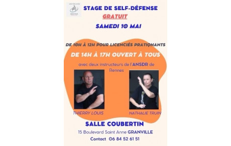 🚨STAGE SELF DÉFENSE🚨