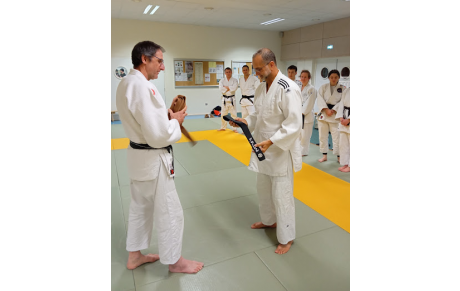 Félicitation à Régis pour l'obtention de sa ceinture Noire